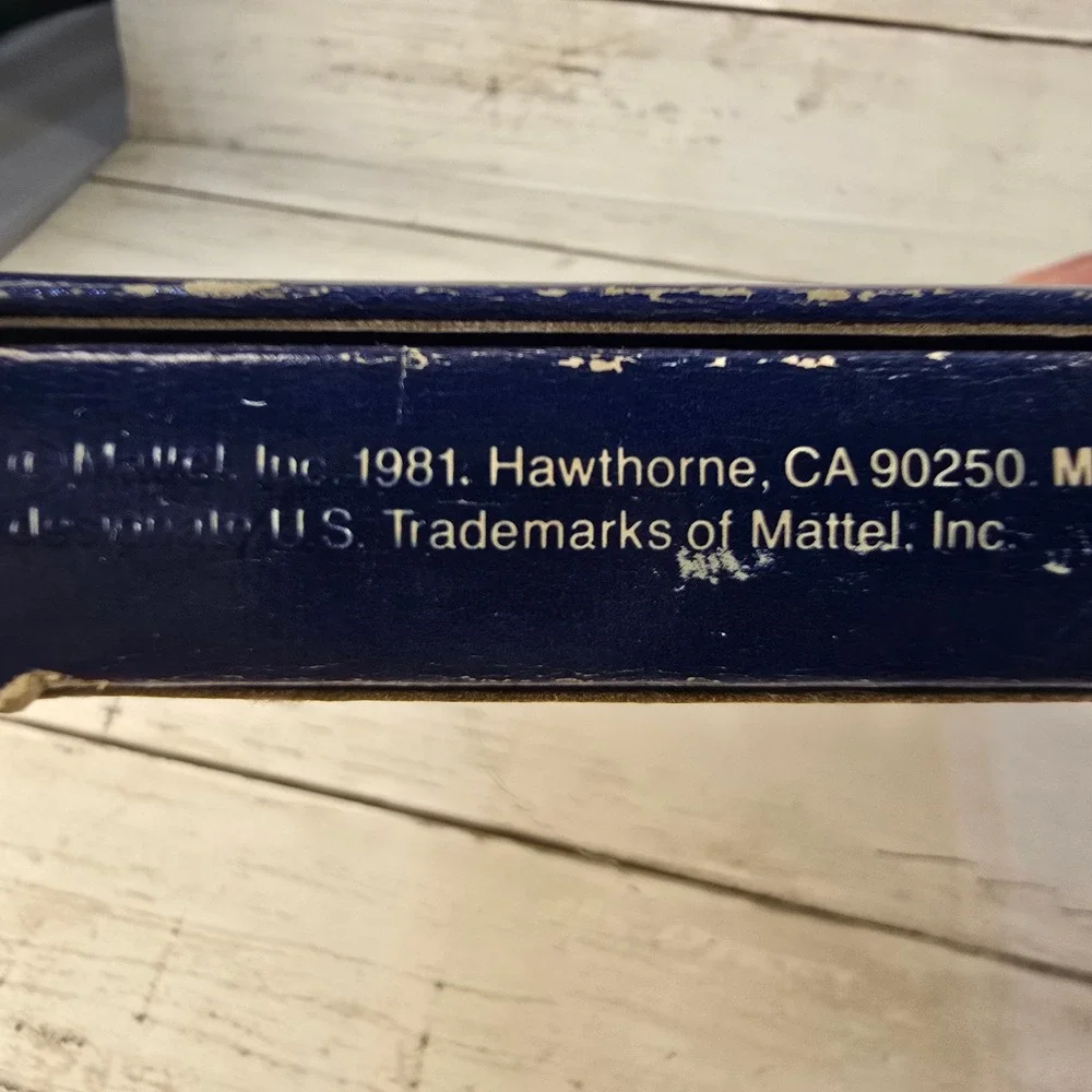Space Armada Mattel Intellivision 1981 Video Game CIB Cartridge Overlays 3759